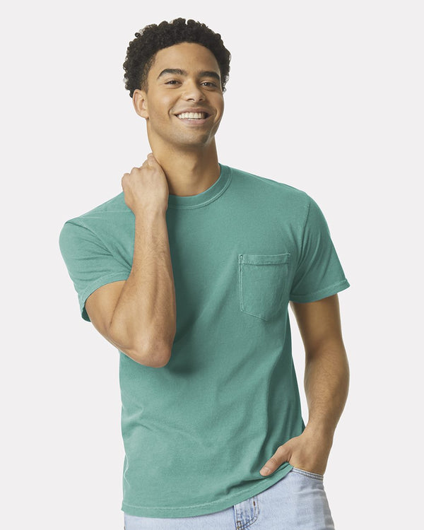 Unisex Garment-Dyed Heavyweight Pocket T-Shirt