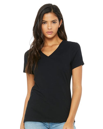 Women’s Relaxed Jersey V-Neck Tee BELLA + CANVAS