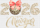2026 Happy New Year Jeweled - New Year DTF Transfer