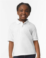 Youth DryBlend® Jersey Polo Gildan White