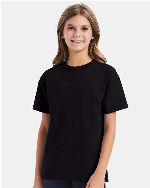Youth Authentic T-Shirt Hanes Black