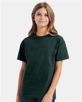 Youth Authentic T-Shirt Hanes Deep Forest