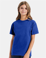 Youth Authentic T-Shirt Hanes Deep Royal