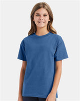 Youth Authentic T-Shirt Hanes Denim Blue S
