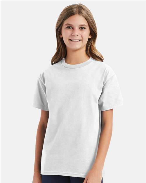 Youth Authentic T-Shirt Hanes White