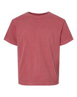 Youth Garment-Dyed Heavyweight T-Shirt Comfort Colors Crimson