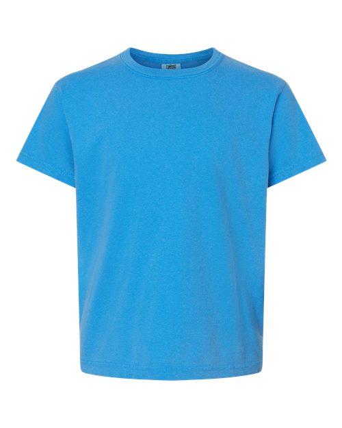 Youth Garment-Dyed Heavyweight T-Shirt Comfort Colors Royal Caribe