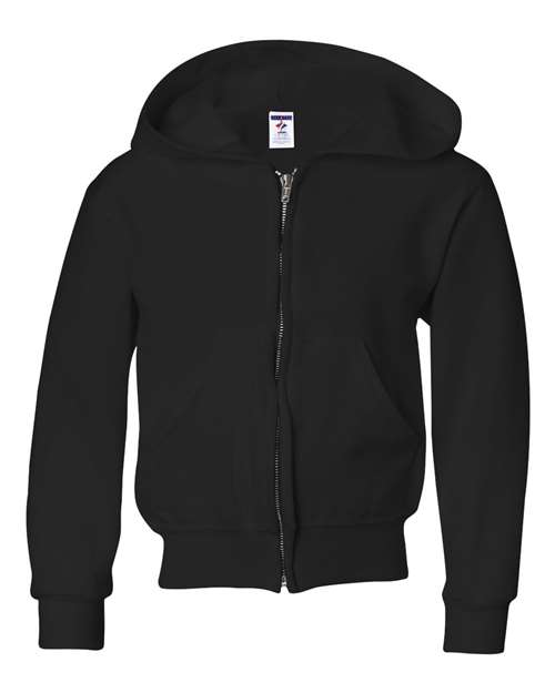 Youth NuBlend® Full-Zip Hooded Sweatshirt
