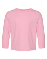 Toddler Cotton Jersey Long Sleeve Tee Rabbit Skins Pink