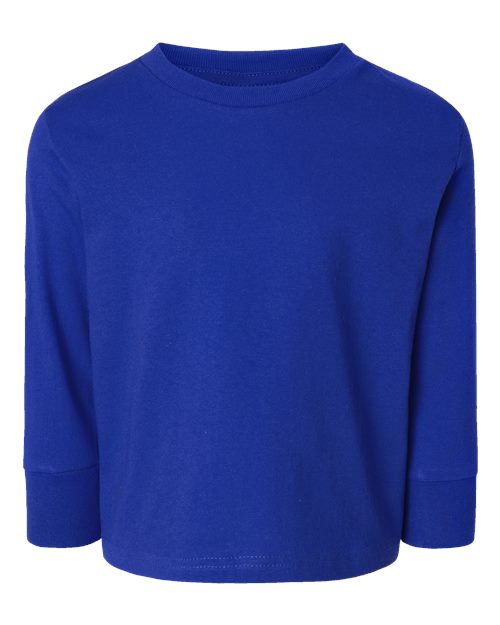 Toddler Cotton Jersey Long Sleeve Tee Rabbit Skins Royal