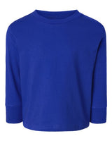 Toddler Cotton Jersey Long Sleeve Tee Rabbit Skins Royal
