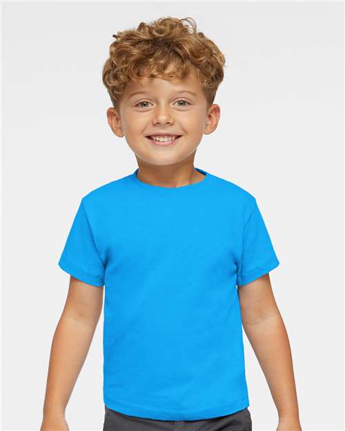 Toddler Cotton Jersey Tee Rabbit Skins Turquoise