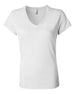 Women’s Jersey V-Neck Tee BELLA + CANVAS White 2XL