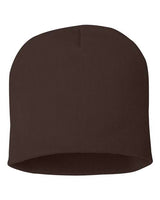8" Beanie Sportsman Brown One Size