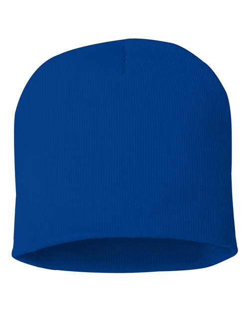 8" Beanie Sportsman Royal Blue One Size