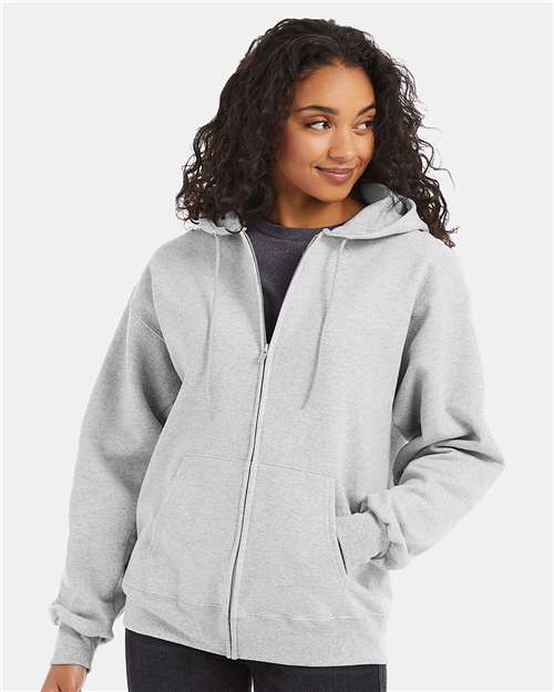 Unisex Ultimate Cotton® Full-Zip Hooded Sweatshirt