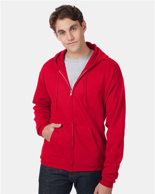 Unisex EcoSmart® Full-Zip Hooded Sweatshirt
