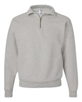 Unisex Super Sweats NuBlend® Quarter-Zip Cadet Collar Sweatshirt