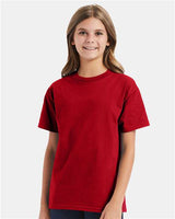 Youth Authentic T-Shirt Hanes Deep Red