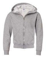 Youth NuBlend® Full-Zip Hooded Sweatshirt