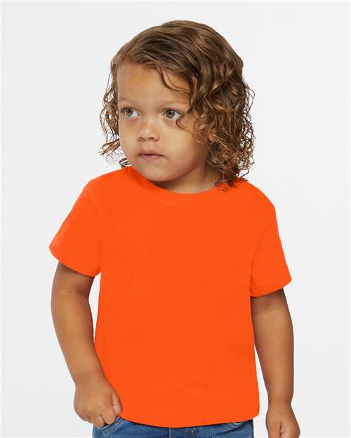 Toddler Cotton Jersey Tee Rabbit Skins Orange