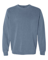 Unisex Garment-Dyed Crewneck Sweatshirt Comfort Colors Blue Jean