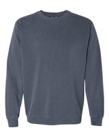 Unisex Garment-Dyed Crewneck Sweatshirt Comfort Colors Denim