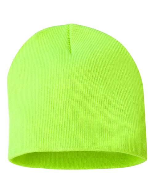 8" Beanie Sportsman Safety Yellow One Size