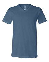 Unisex Jersey V-Neck Tee BELLA + CANVAS Steel Blue