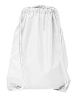 Drawstring Pack with DUROcord Liberty Bags White One Size
