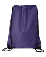 Value Drawstring Bag Liberty Bags Purple One Size
