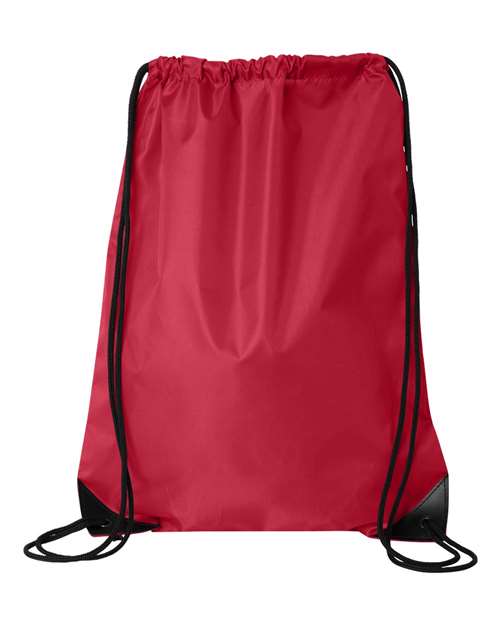 Value Drawstring Bag Liberty Bags Red One Size