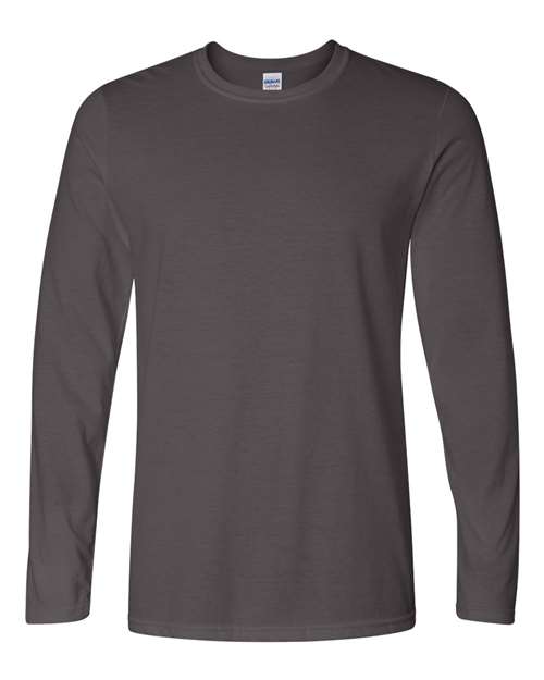Unisex Softstyle® Long Sleeve T-Shirt Gildan Charcoal