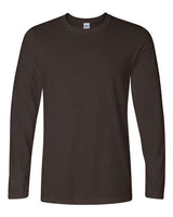 Unisex Softstyle® Long Sleeve T-Shirt Gildan Dark Chocolate