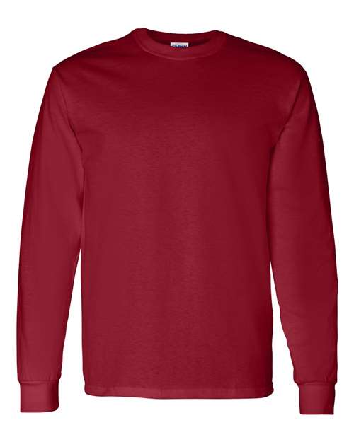 Unisex Heavy Cotton™ Long Sleeve T-Shirt Gildan Garnet