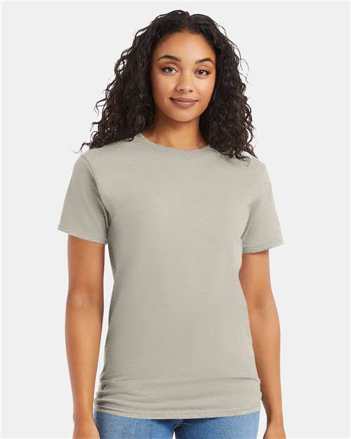 Essential-T T-Shirt Hanes Sand
