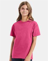 Youth Authentic T-Shirt Hanes Wow Pink
