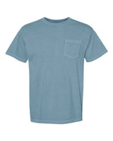 Unisex Garment-Dyed Heavyweight Pocket T-Shirt Comfort Colors Ice Blue