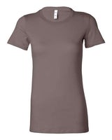 Women's Slim Fit Tee BELLA + CANVAS Pebble Brown