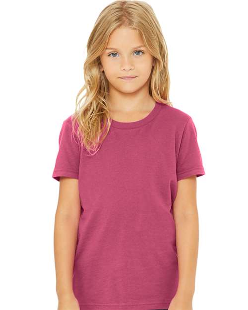 Youth Jersey Tee BELLA + CANVAS Berry
