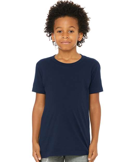 Youth Jersey Tee BELLA + CANVAS Navy