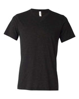 Unisex Triblend V-Neck Tee BELLA + CANVAS Charcoal Black Triblend