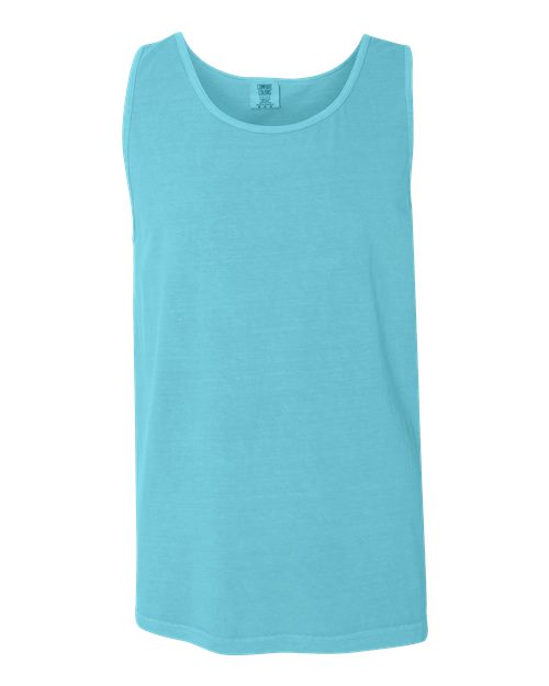 Unisex Garment-Dyed Heavyweight Tank Top Comfort Colors Lagoon