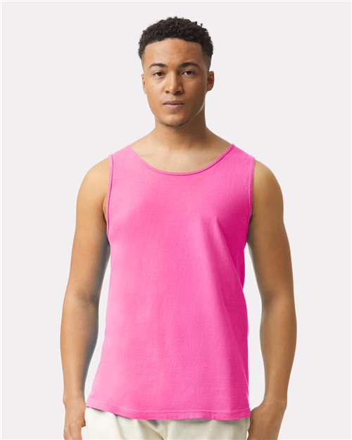 Unisex Garment-Dyed Heavyweight Tank Top Comfort Colors Neon Pink