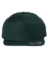 Premium Flat Bill Snapback Cap YP Classics Spruce Adjustable