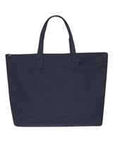 Tote with Top Zippered Closure Liberty Bags Navy One Size