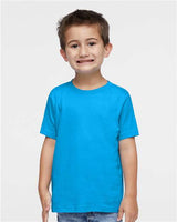 Toddler Fine Jersey Tee Rabbit Skins Turquoise