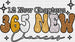 365 New Chances - New Year DTF heat transfer ready2transfer Black