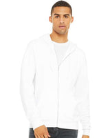 Unisex Sponge Fleece Full-Zip Hoodie Sweatshirt