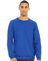 Unisex Sponge Fleece Raglan Crewneck Sweatshirt BELLA + CANVAS